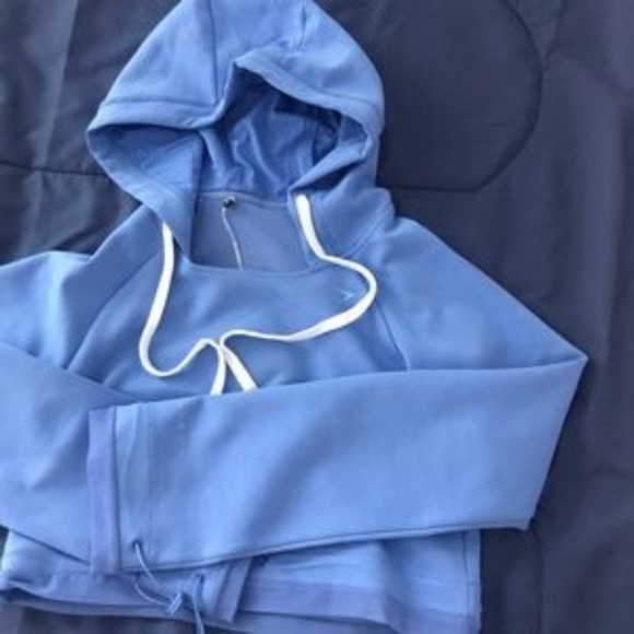 gymshark blue hoodie
